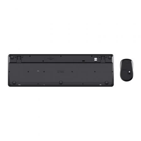 Trust TKM-360 Pack de Teclado y Ratón Inalámbrico Silencioso Negro